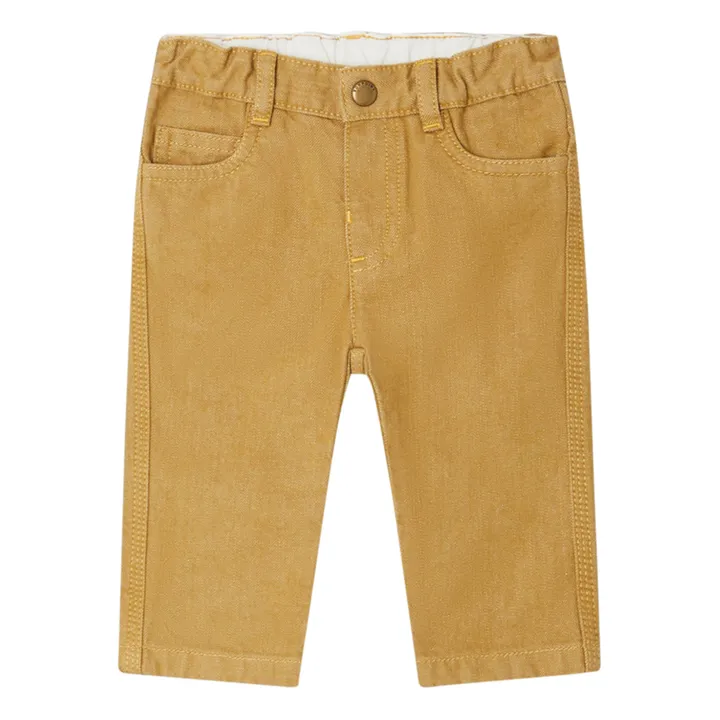 Bonpoint Pantalon Denim Cookie | Ocre