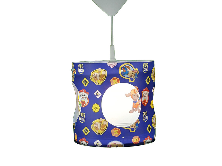 Draaibare hanglamp Paw Patrol, in hoogte verstelbaar