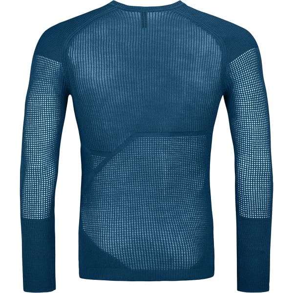 T-shirt thermique ORTOVOX MERINO THERMOVENT LS M PETROL BLUE