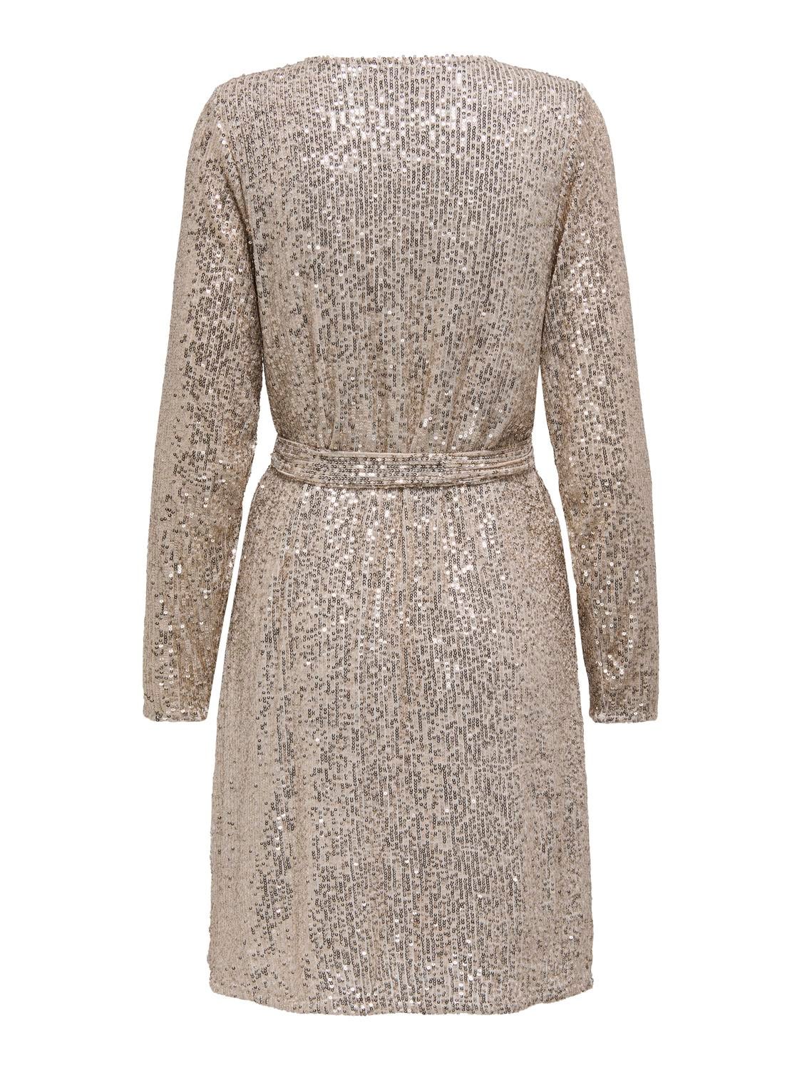 ONLANA Kurzes Kleid Pumice Stone