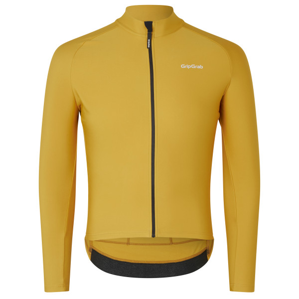 GripGrab PACR Thermal langærmet cykeltrøje Mustard Yellow herre