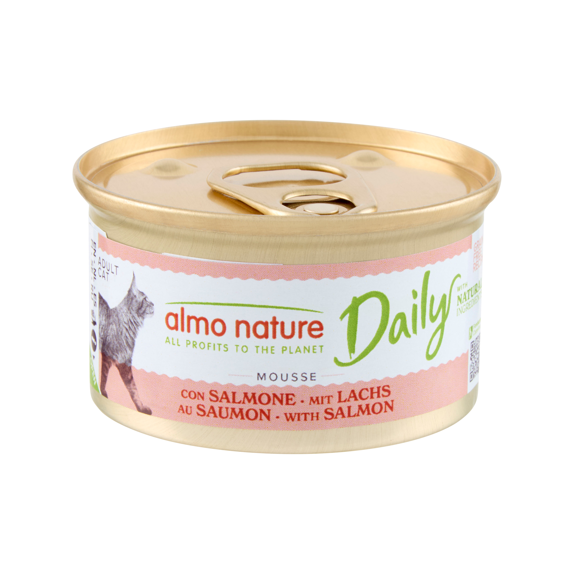 Almo Nature Daily Mousse Kattenvoer - Blik - Zalm
