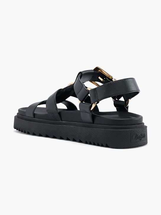 Buffalo Sandalette Schwarz