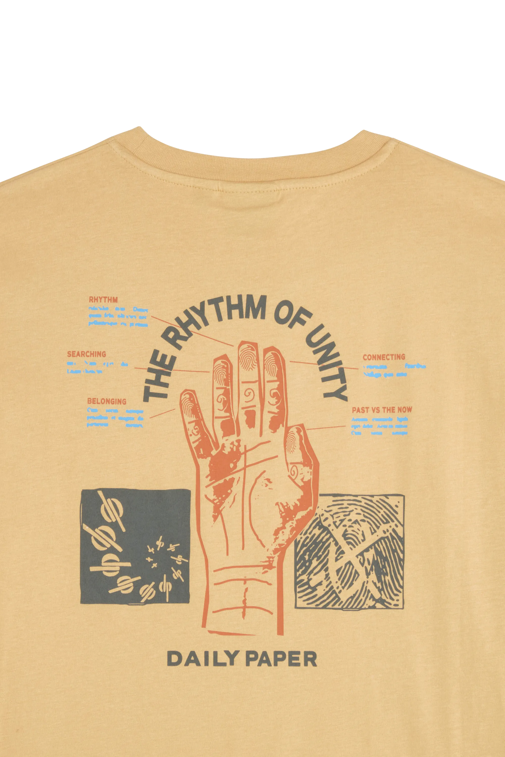 Daily Paper T-shirt identity ss t-shirt Beige