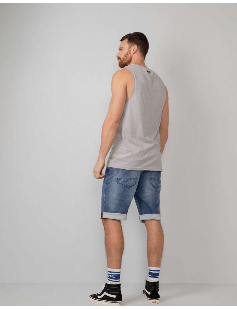 PETROL IND SHORT RIPPED JOGG JEAN DESTROY