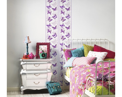 Pop-up paneel zelfklevend 94258-2 Vlinders paars