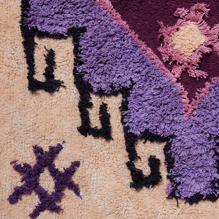 HKliving Bohemian badmat vloerkleed 90x175