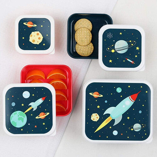 A little lovely company lunchbox set - ruimte - 4st
