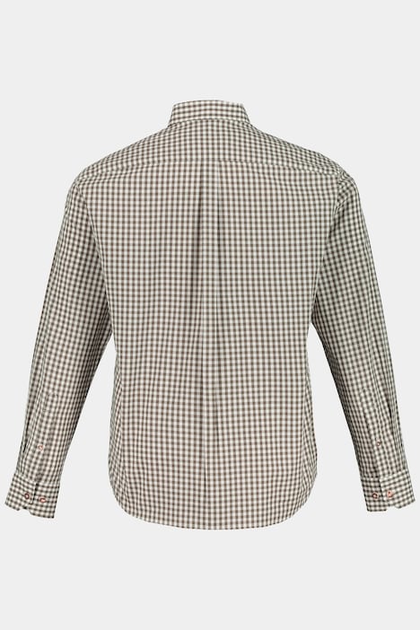 Karohemd, Trachten, Langarm, Buttondown-Kragen, Modern Fit, bis 8 XL
