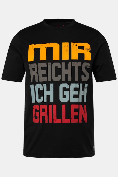 Men+ T-Shirt, Halbarm, Grillen, bis 8 XL