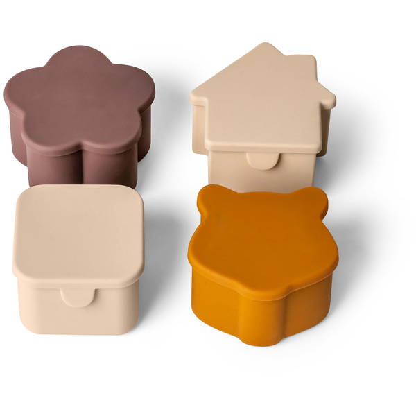 CitronCitron   Silikon Lunchbox Organizers caramel plum