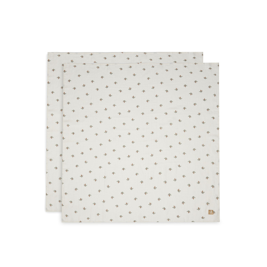 Lot de 2 langes Rosehip 115x115 cm