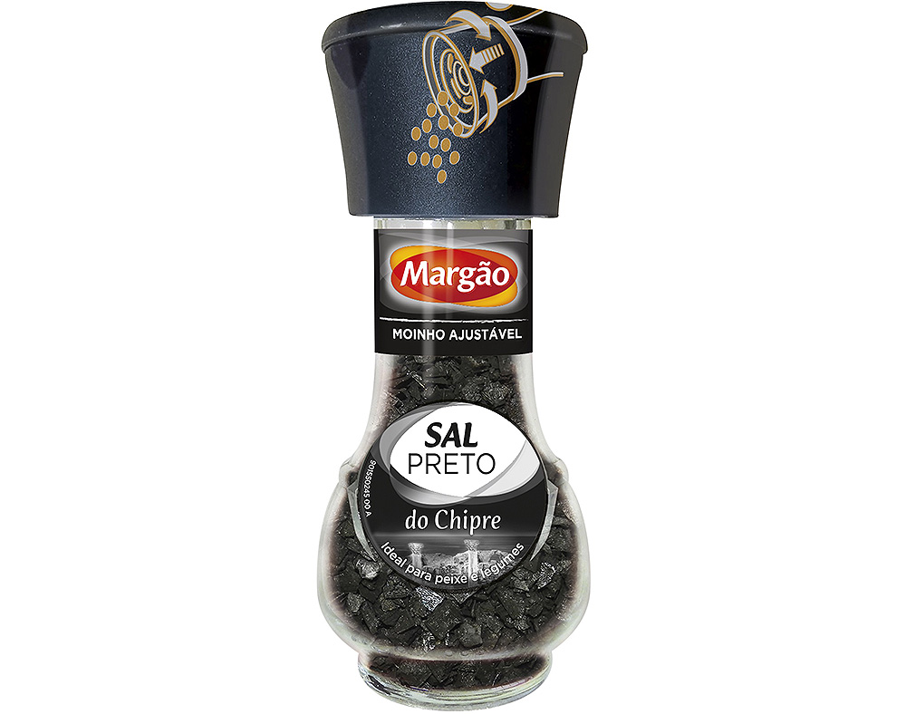 MOINHO MARGÃO SAL PRETO DO CHIPRE 50G
