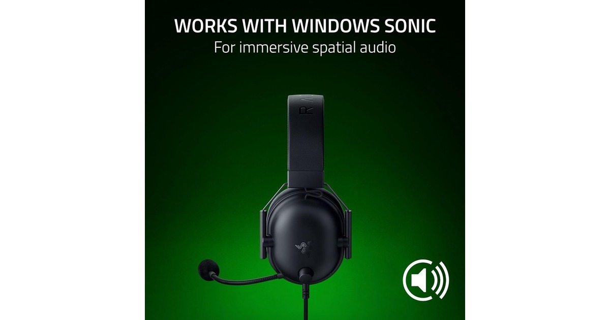 RazerBlackshark V2 X voor Xbox over-ear gaming headset  (Zwart, Xbox Series X|S)