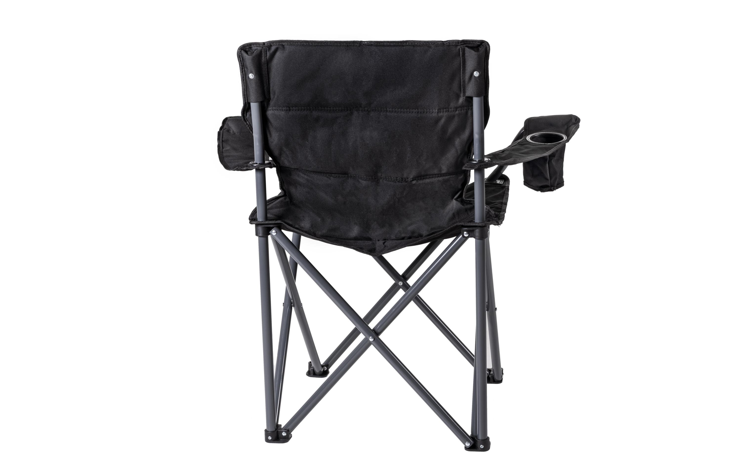 Campingstuhl pro Alu 90 cm SchwarzKlapp-Campingstuhl
