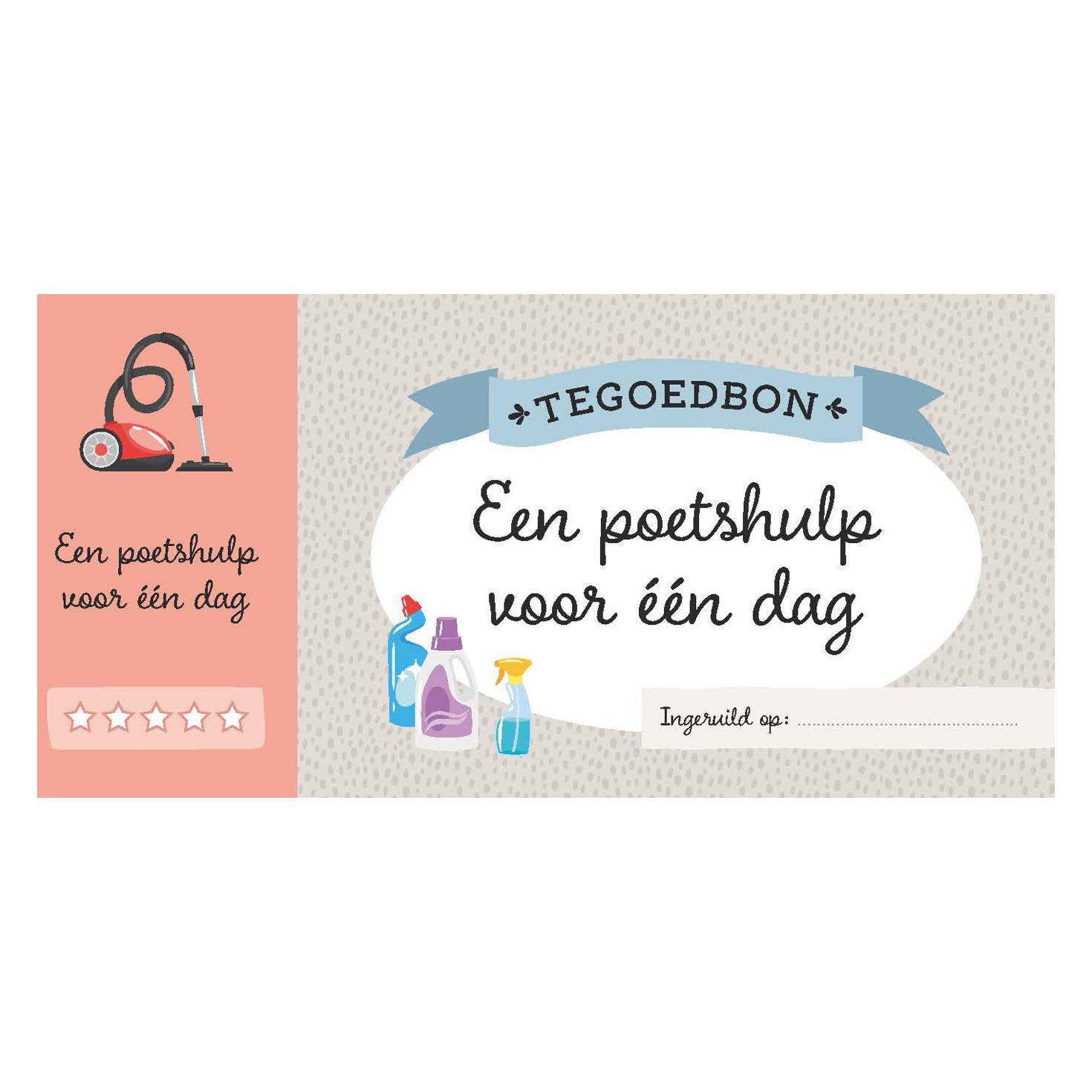 Originele Tegoedbonnen voor de liefste mama