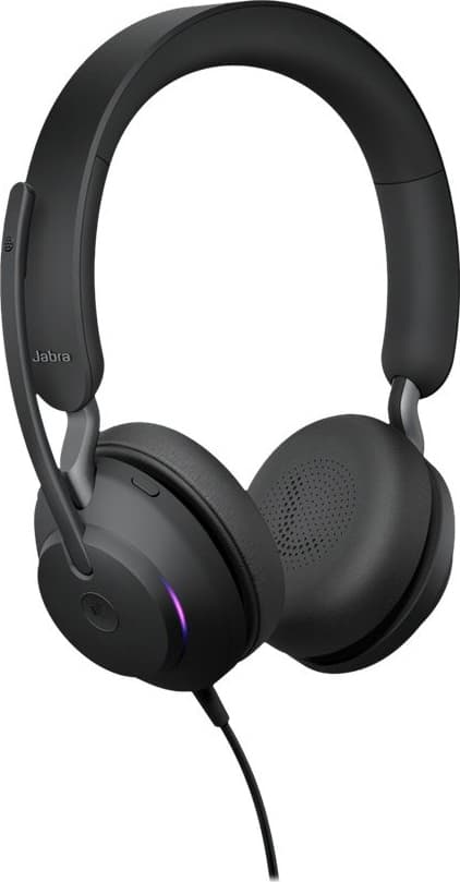 Jabra Evolve2 40 SE USB-C MS stereohøretelefoner (sort)