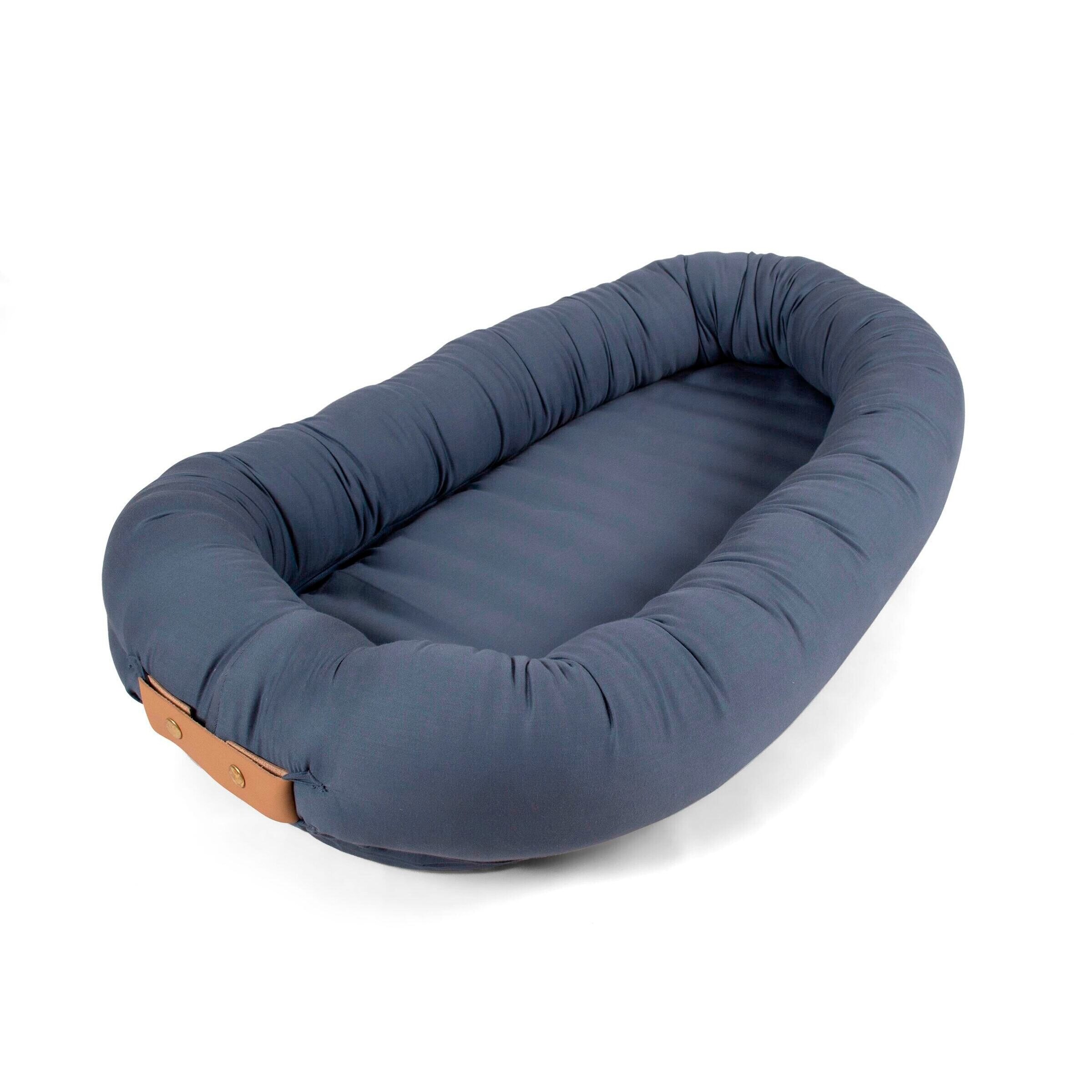FILIBABBA Babynest - Kapok Muddly Blue