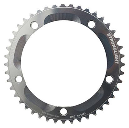 PLATEAU PISTE 5BRA D.144 STRONGLIGHT 44DTS ARGENT ALU 7075 POUR CHAINE 3.17mm (1 1-8)