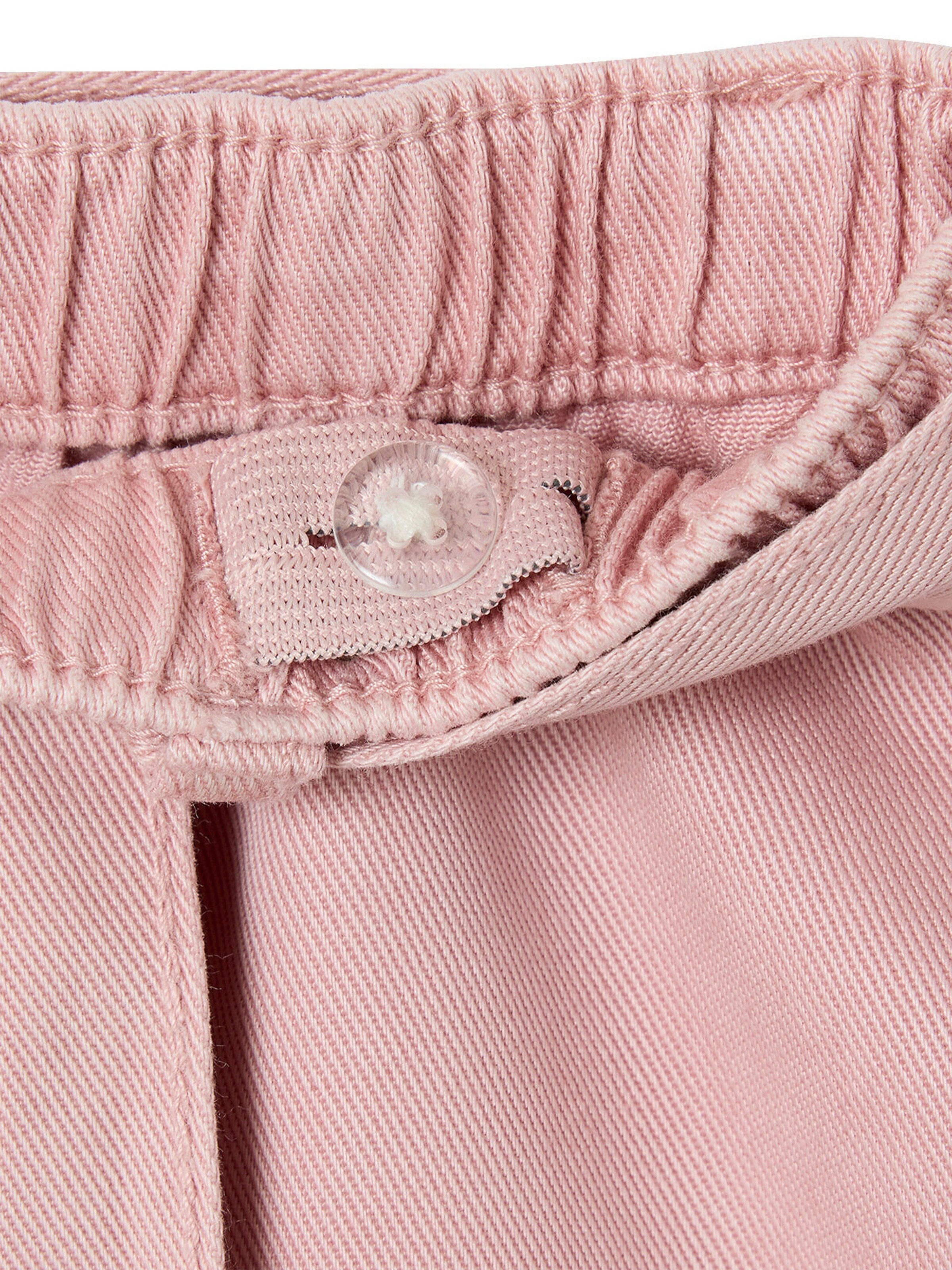 Vertbaudet Weite Mädchen Culotte aus Tencel rosa