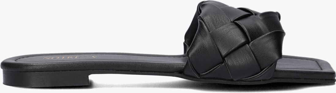 NOTRE-V zwarte notre-v slippers 7135