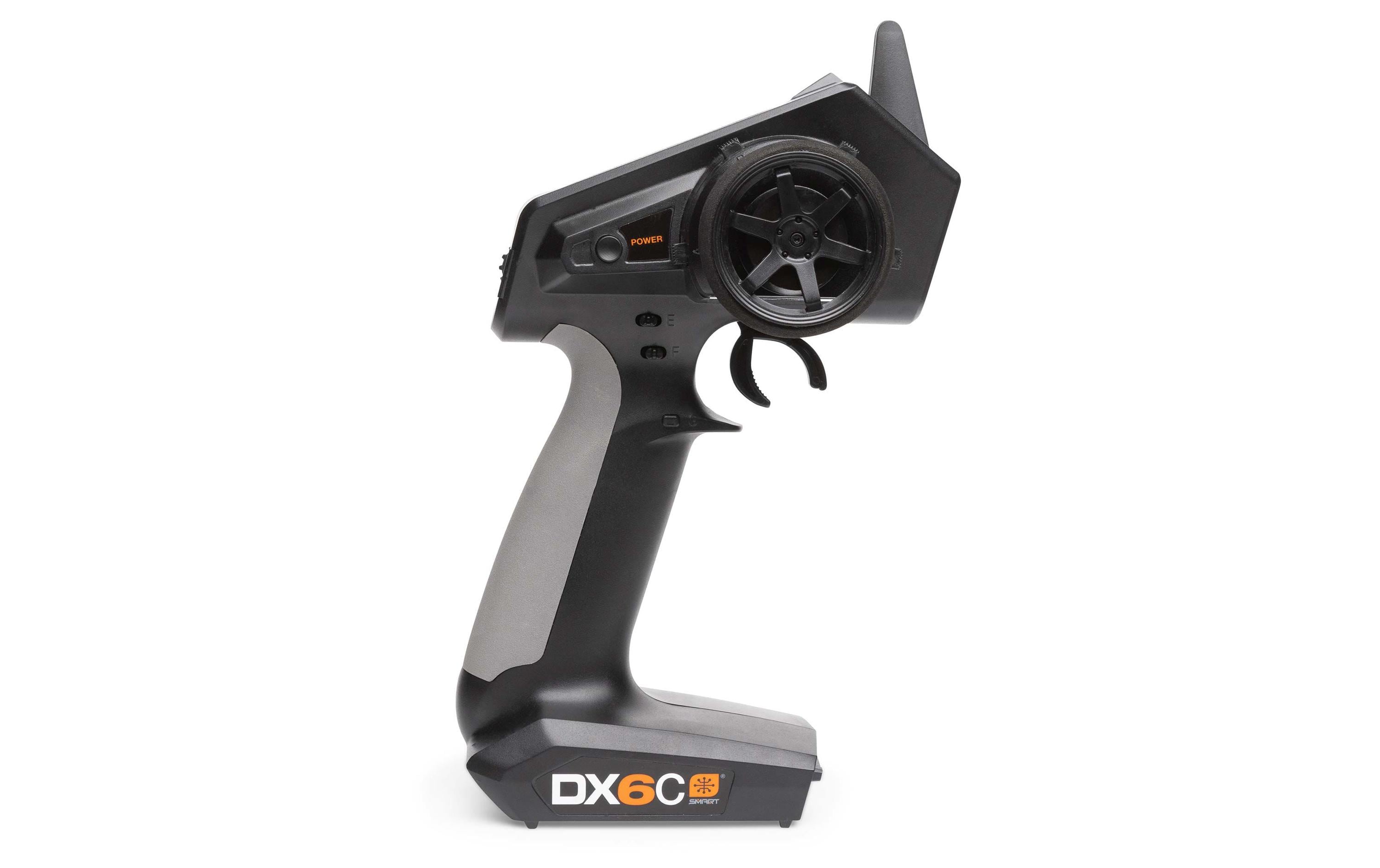 Fernsteuerung DX6C, 6-Kanal 2.4 GHz DSMR mit SR315<br>6-Kanal Pistolengriff Sender für RC-Fahrzeuge