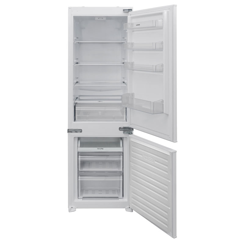 nobilia Küchenblock TOUCH - Lacklaminat schiefergrau - schwarz matt - Kühlschrank rechts - 310 cm