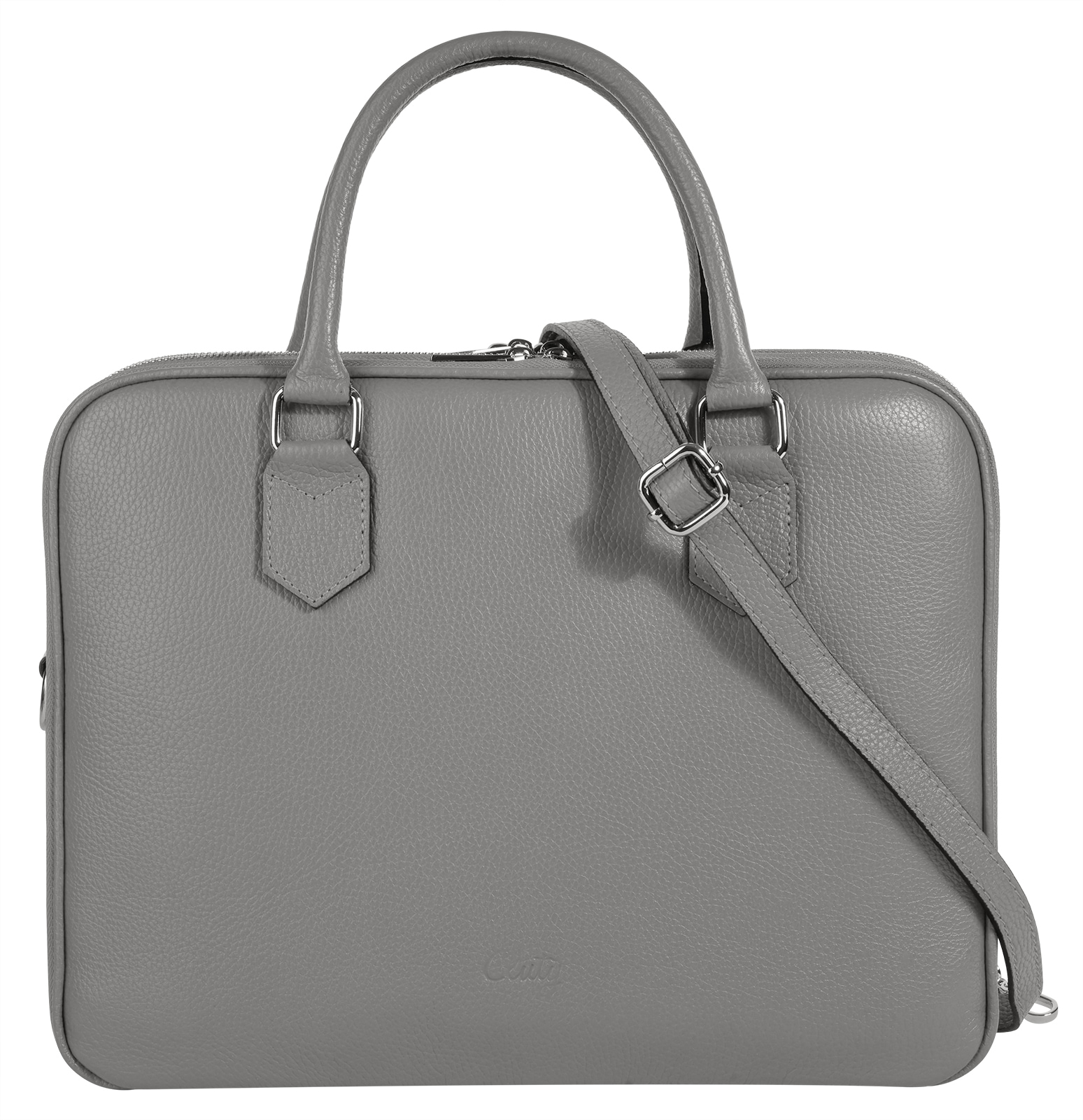 Cluty Aktentasche echt Leder, Made in Italy