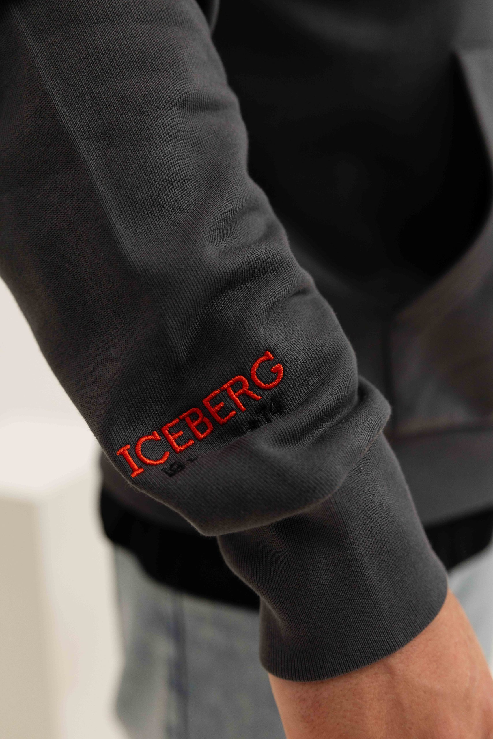 Iceberg 5C Felpa E020 Vest Heren Grijs