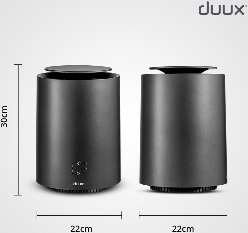 Duux - Threesixty 2 - Smart Keramische Kachel - Grijs - 1800 Watt
