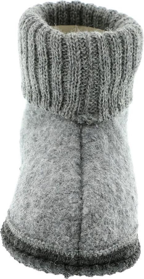 Bergstein Cozy Sloffen Pantoffels voor en kinderen 100% Zuiver sc wol Black