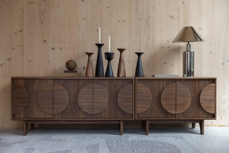 Zuiver Groove dressoir large walnoot