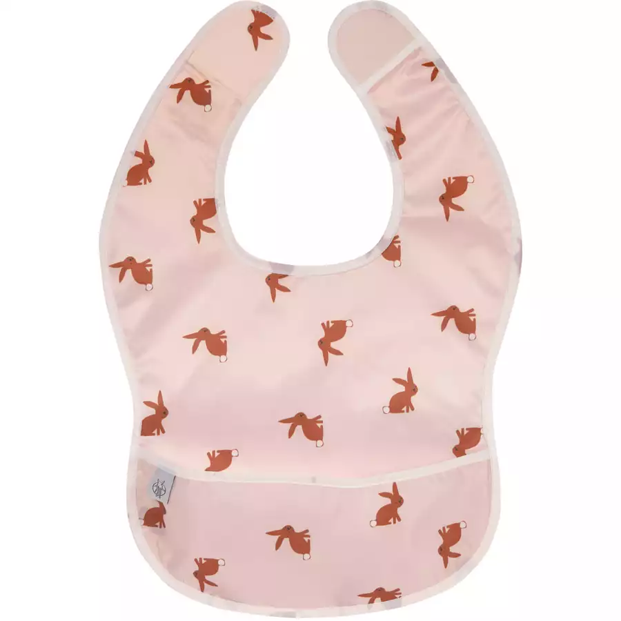 Lässig Lätzchen mit Auffangschutz 2er Pack Little Forest Hase
