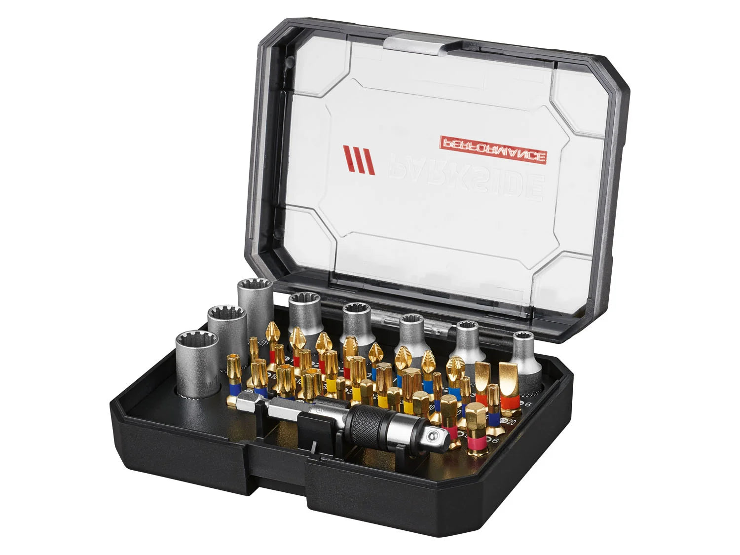 PARKSIDE PERFORMANCE&reg; torsion bit set / bit and socket set &raquo;PBSP 2 B2&laquo;