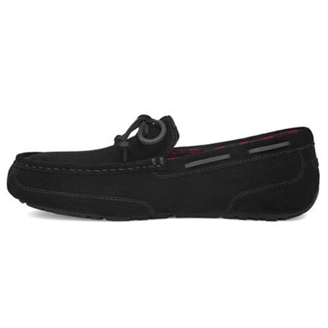 Ugg Mocasins chester en Velours de Cuir Chester Plaid noirs