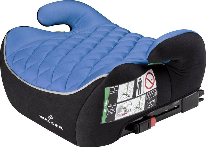 Autostoeltje - Zwart-Blauw - 100% Polyester - ECE R129