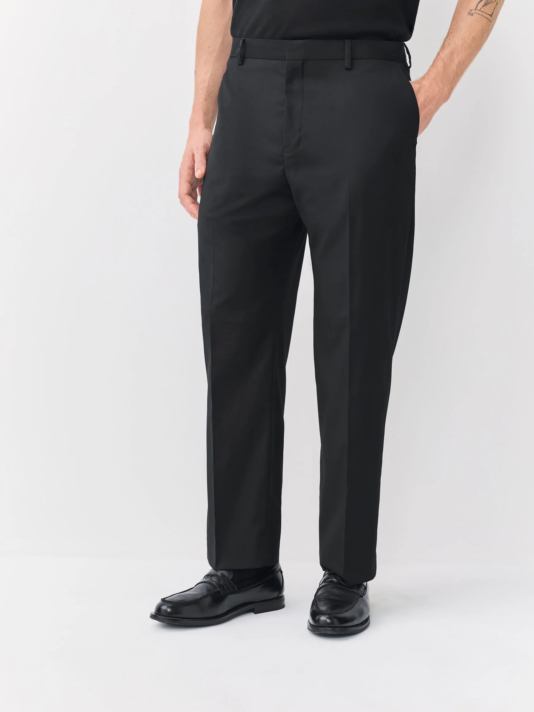 Zwart - Relaxed Fit Tuxedo Trousers