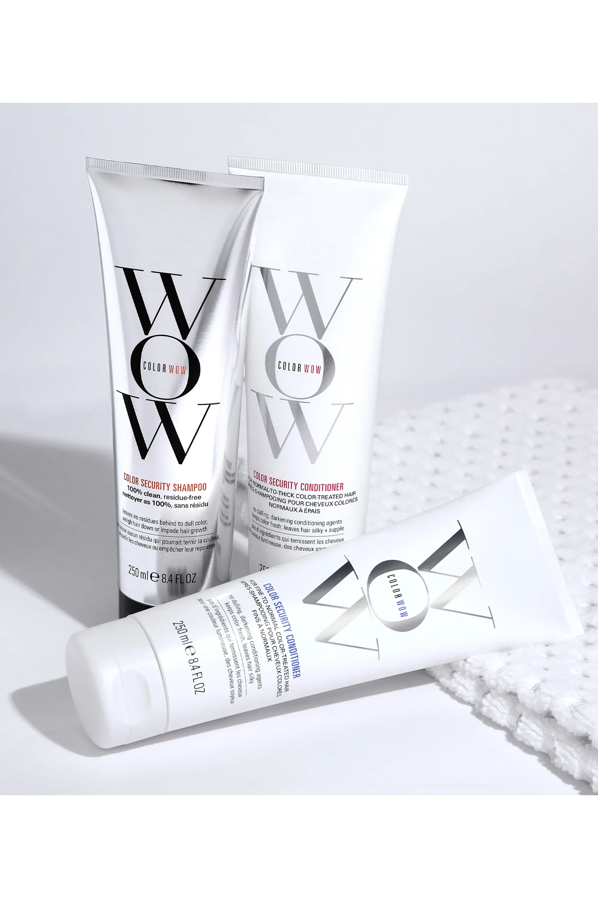 COLOR WOW Après-shampoing pour cheveux colorés fins à normaux Color Security-250 ml