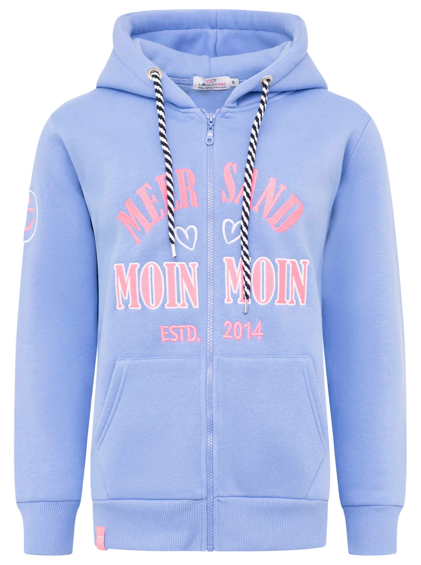 Zwillingsherz Sweatjacke »