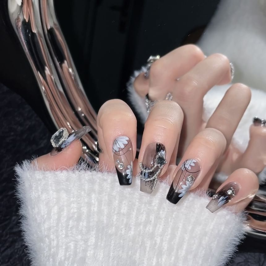 eovda - Floral Press On Nail