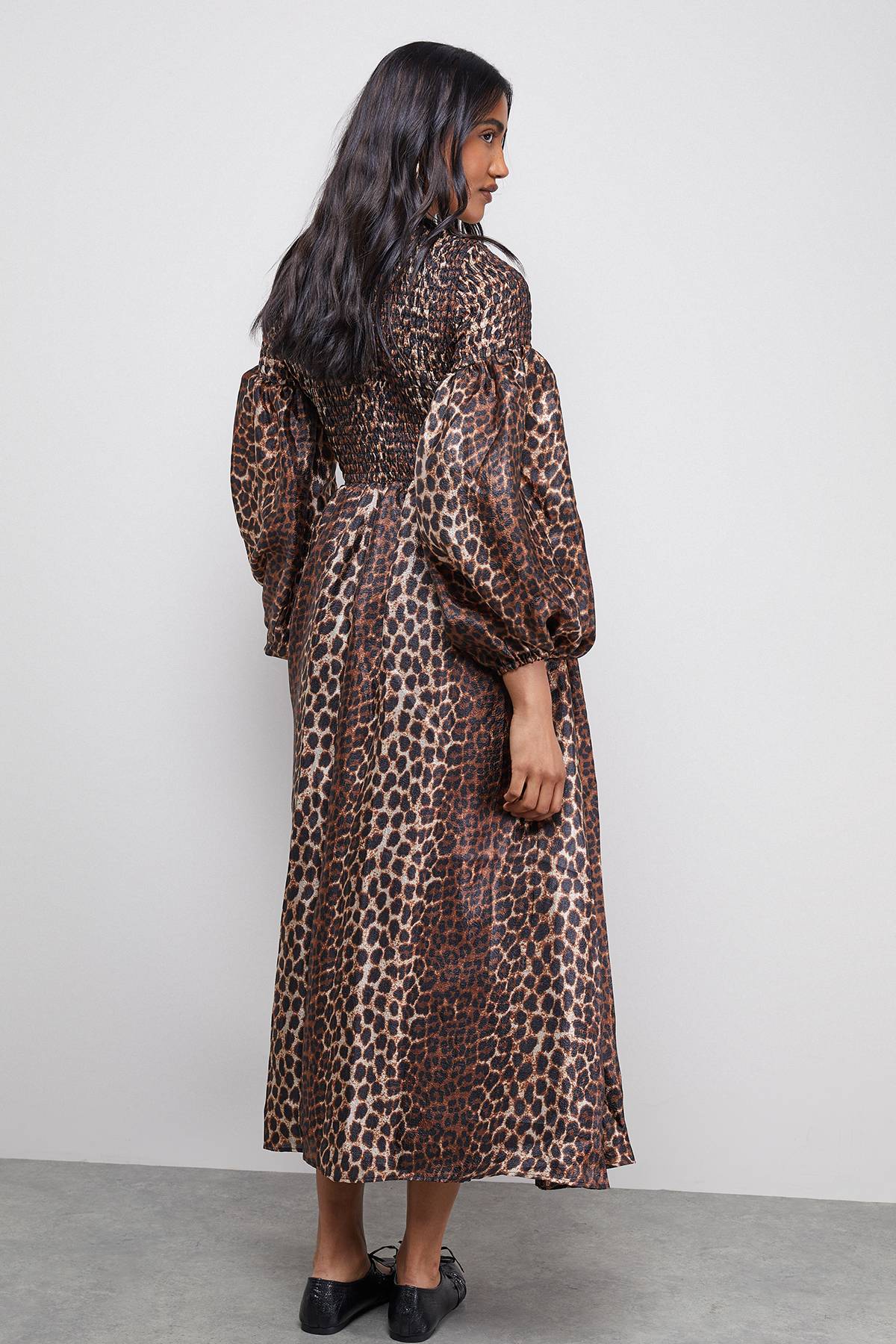 Warehouse Robe Midaxi Froncée en Organza Texturé