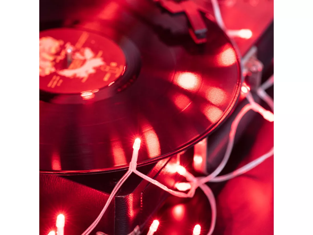 Guirlande LED Extérieure à Piles 5m Rouge
