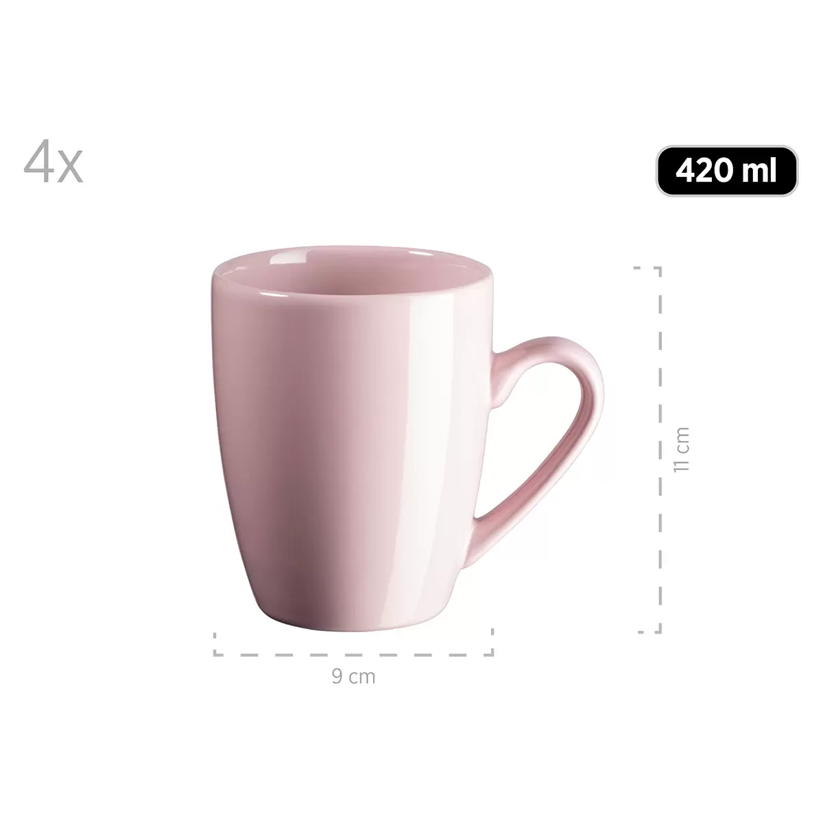 Kombiservice 16tlg. PASTELL SELECTION Rosa