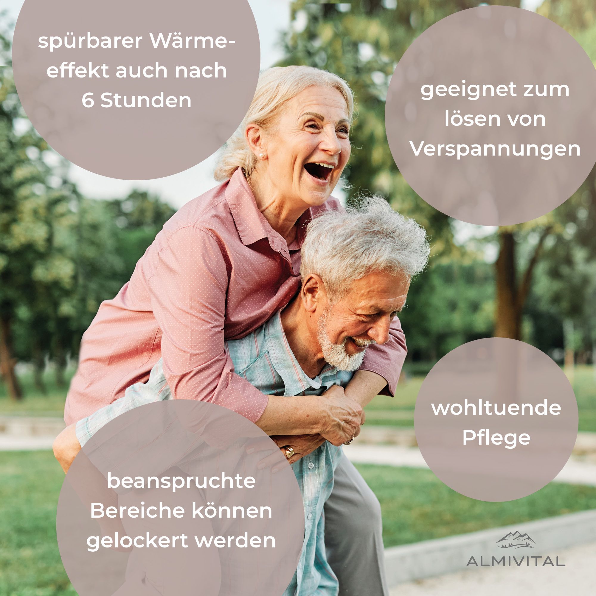 ALMIVITAL Moorsalbe mit Moor-Extrakt, Arnika, Rosskastanienextrakt & Rosmarinöl – Intensive Pflege