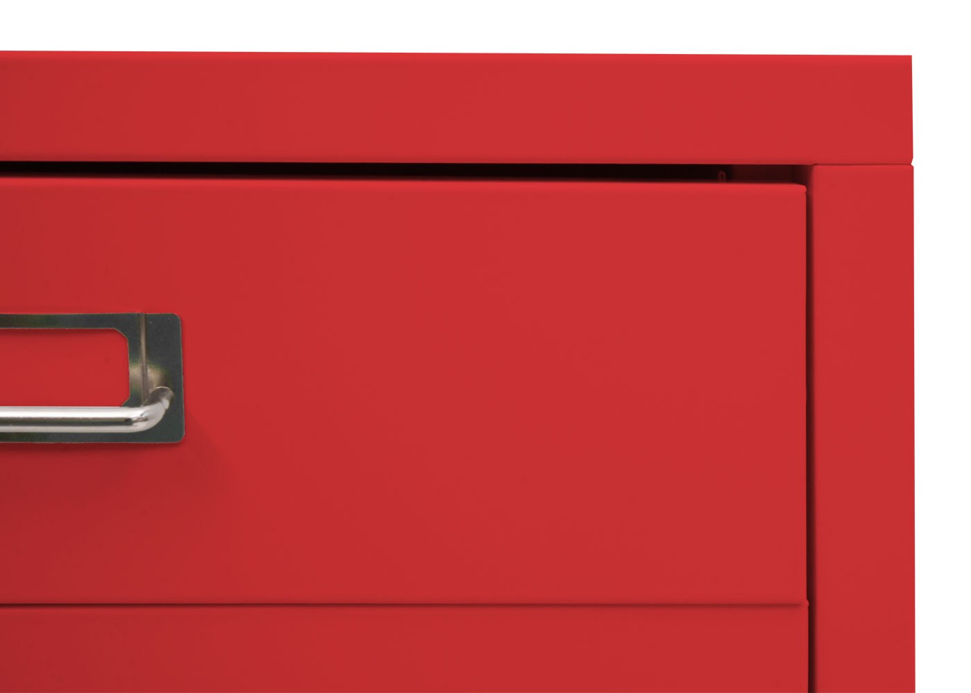 Rollcontainer MCW-L49, Schubladenschrank Stahlschrank Aktenschrank, Metall 75x40x41cm 6 Schubladen ~ rot