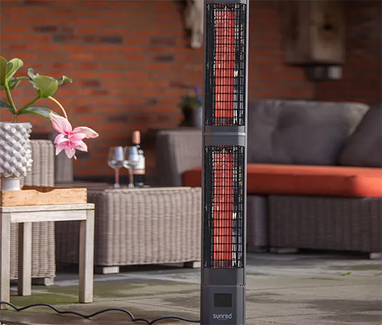 Sunred Stand-Heizstrahler »Royal Diamond Dark Velencia Lounge 3000 W«