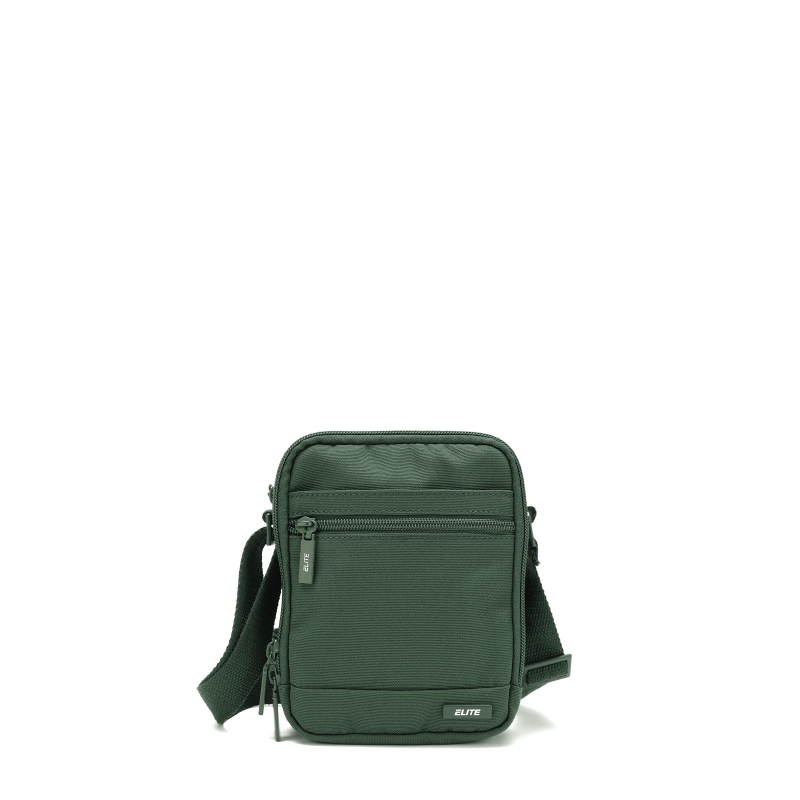 Sac Travers RFID Medium 17 cm Vert Forêt