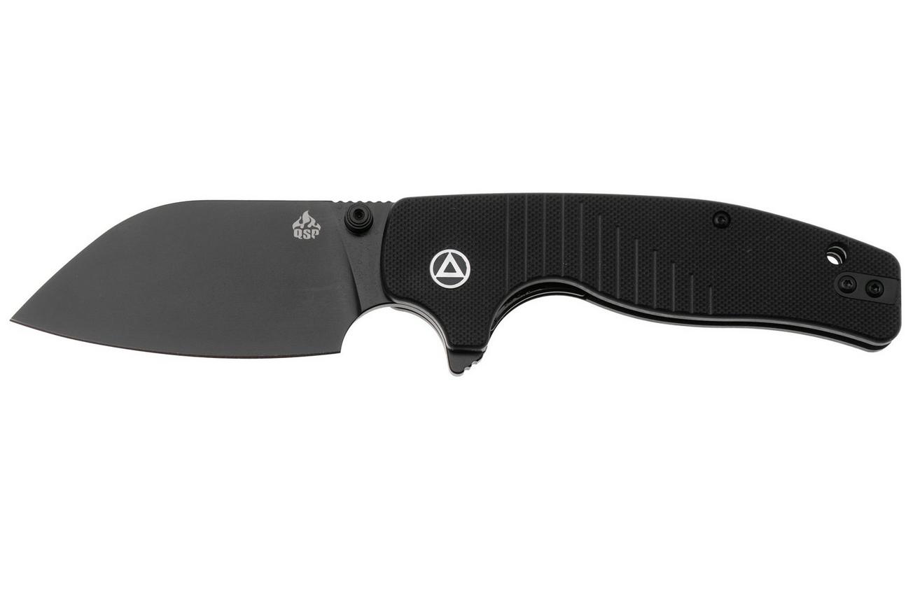 QSP Knife Chefmaster 163-A2, Black 14C28N, Black G10, zakmes, Keanu Alfaro design