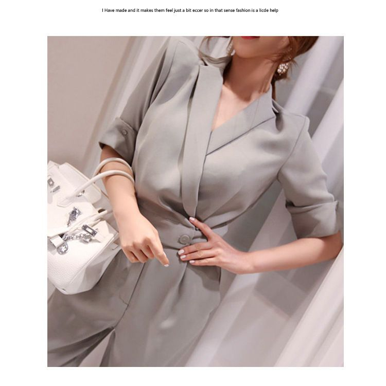Aurora - Jumpsuit met elleboogmouwen