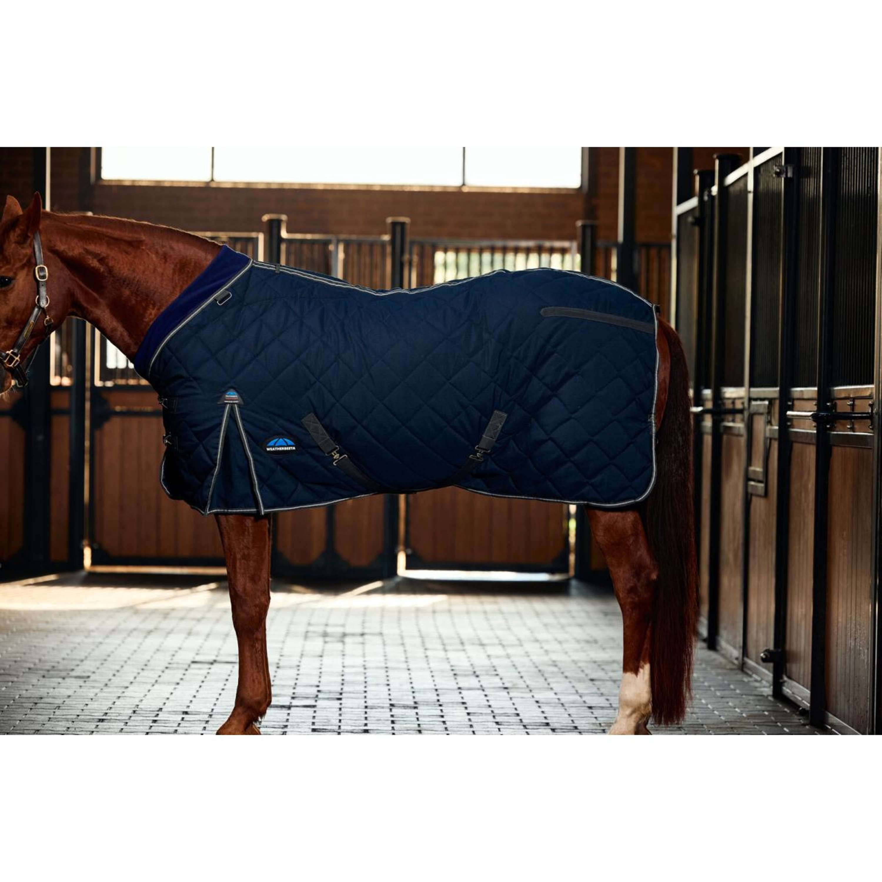 WeatherBeeta Staldeken ComFiTec 100D Diamond Quilt Detach-A-Neck 220g